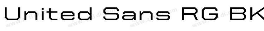 United Sans RG BK字体转换